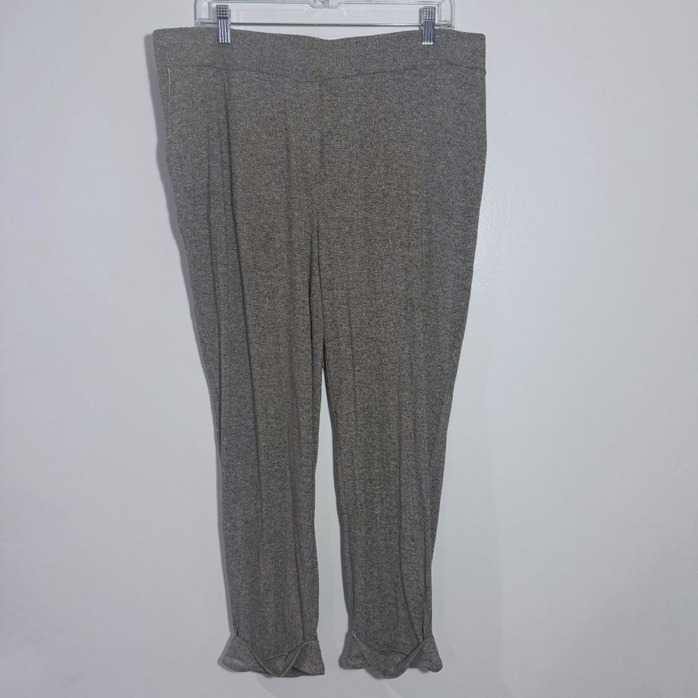 J.Jill Wearever Knit Stretch Crop Pants Pull On 227862 Size X-Large Petite